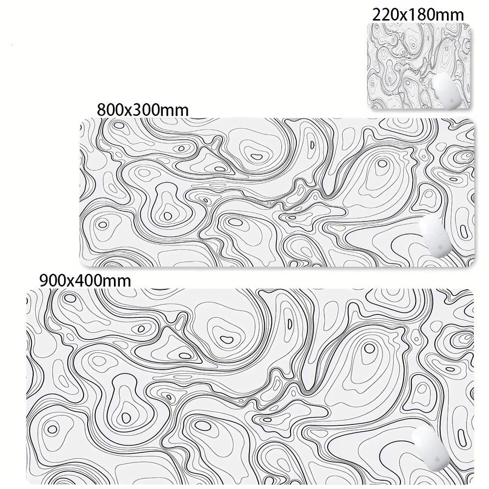 Abstract Strata XXL Desk Mat
