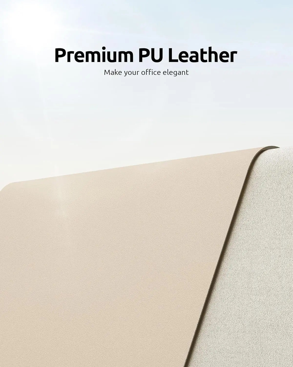 PU Leather Desk Mat – Premium Desk Protector