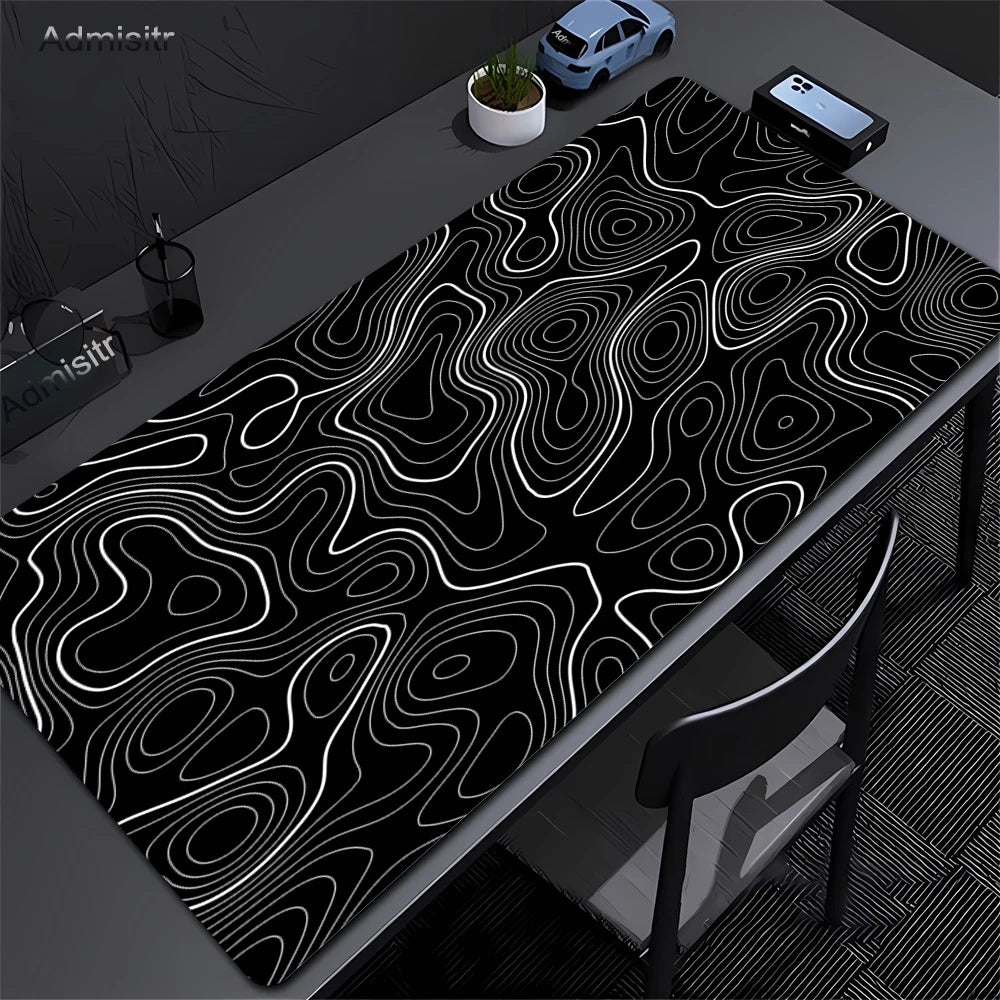 Abstract Strata XXL Desk Mat