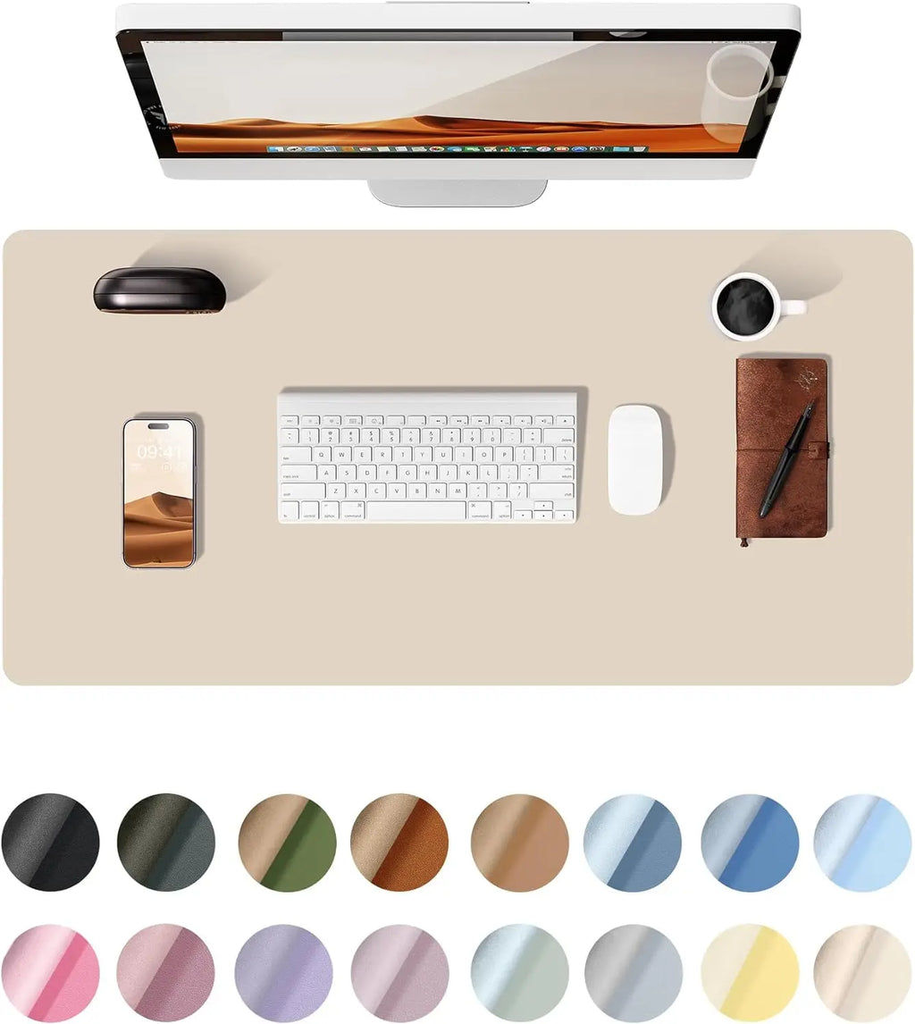 PU Leather Desk Mat – Premium Desk Protector