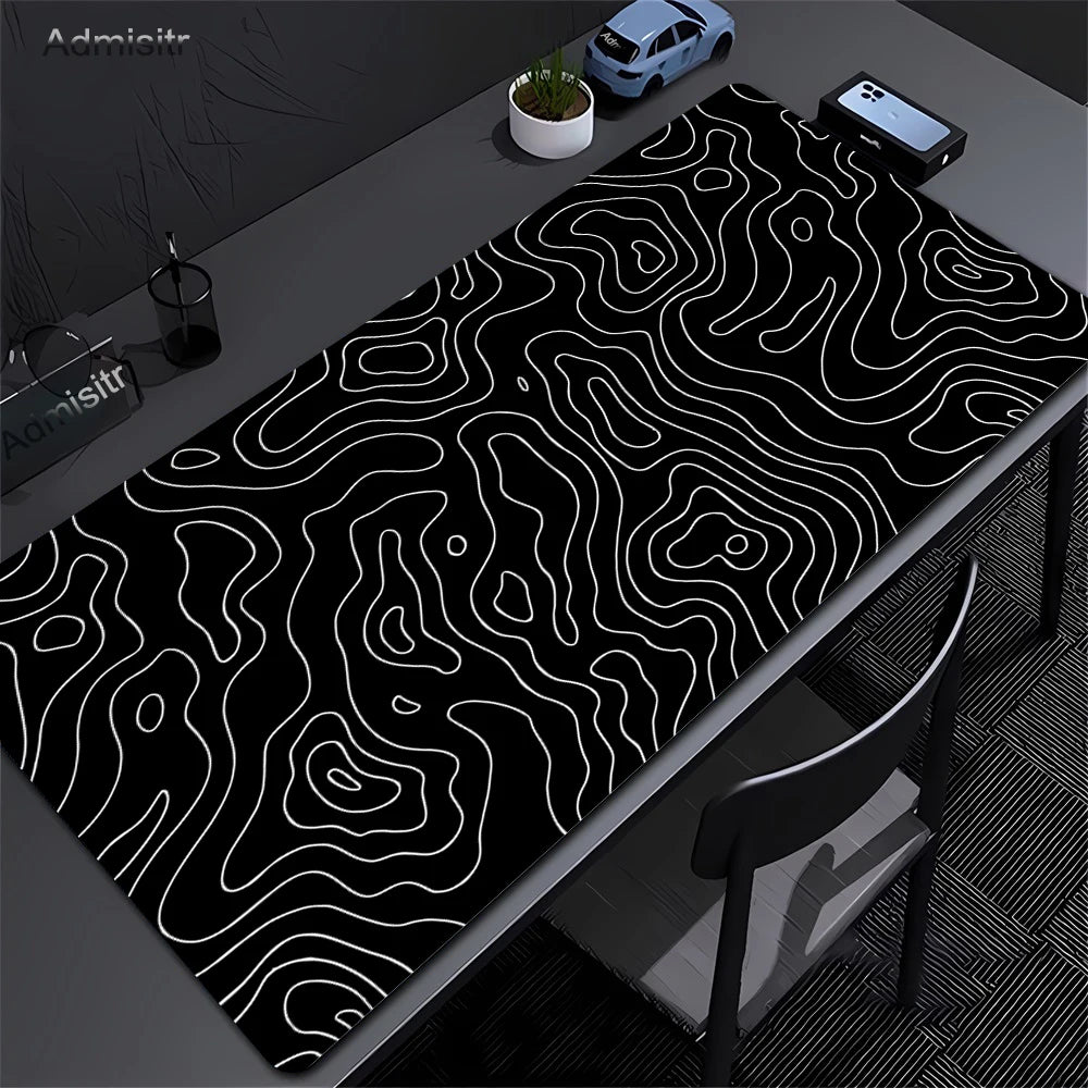 Abstract Strata XXL Desk Mat
