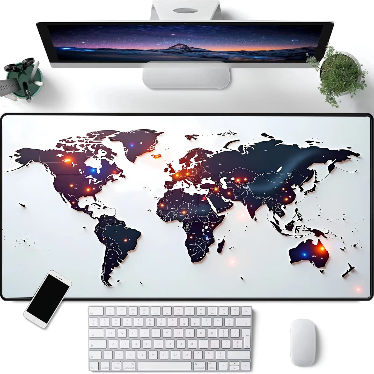World Map XXL Desk Mat