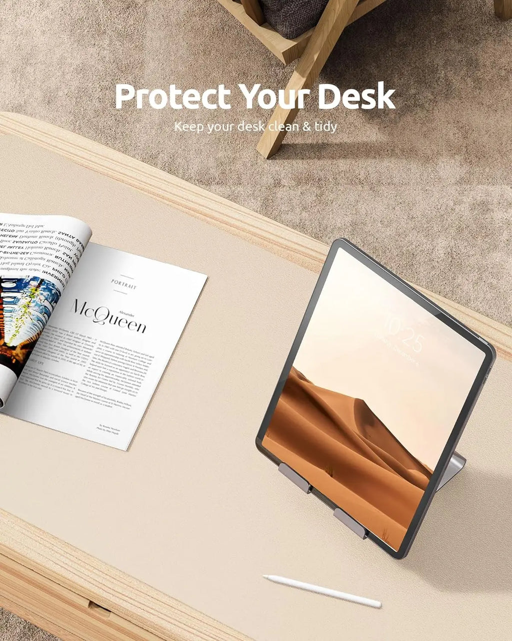 PU Leather Desk Mat – Premium Desk Protector