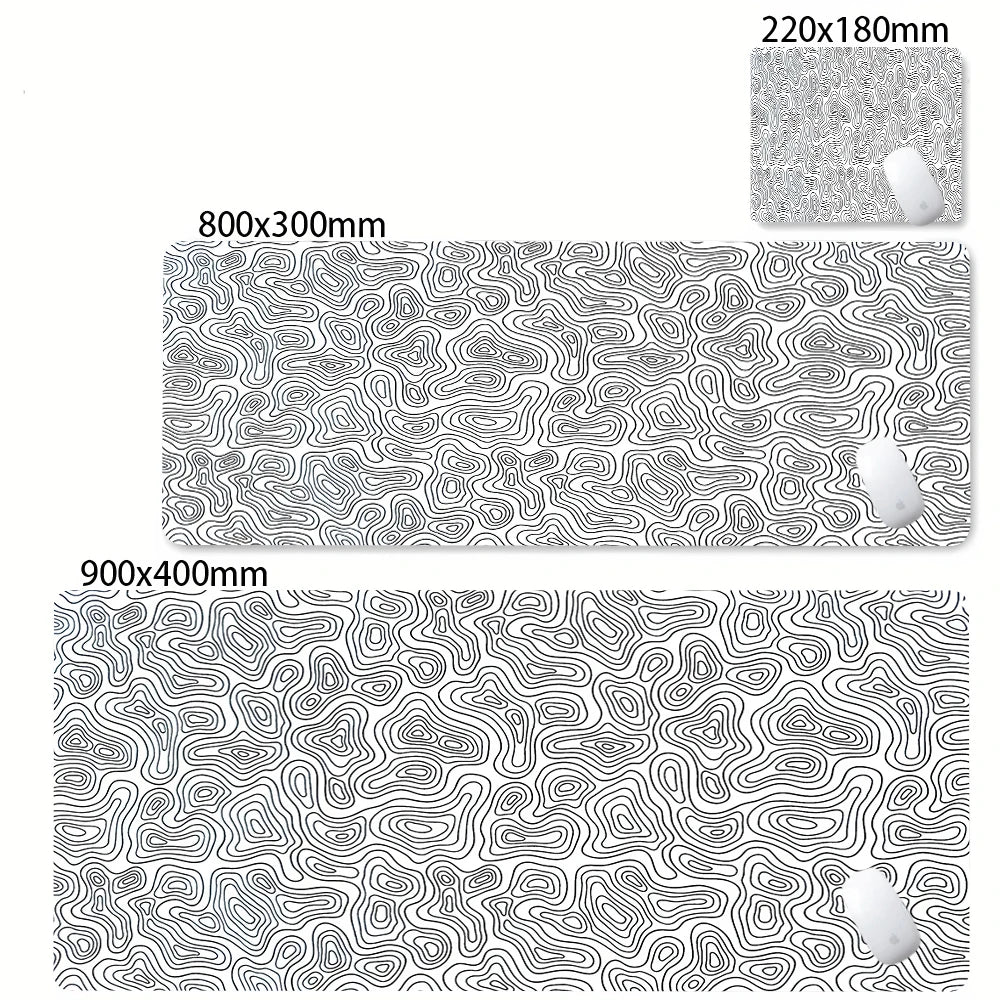 Abstract Strata XXL Desk Mat