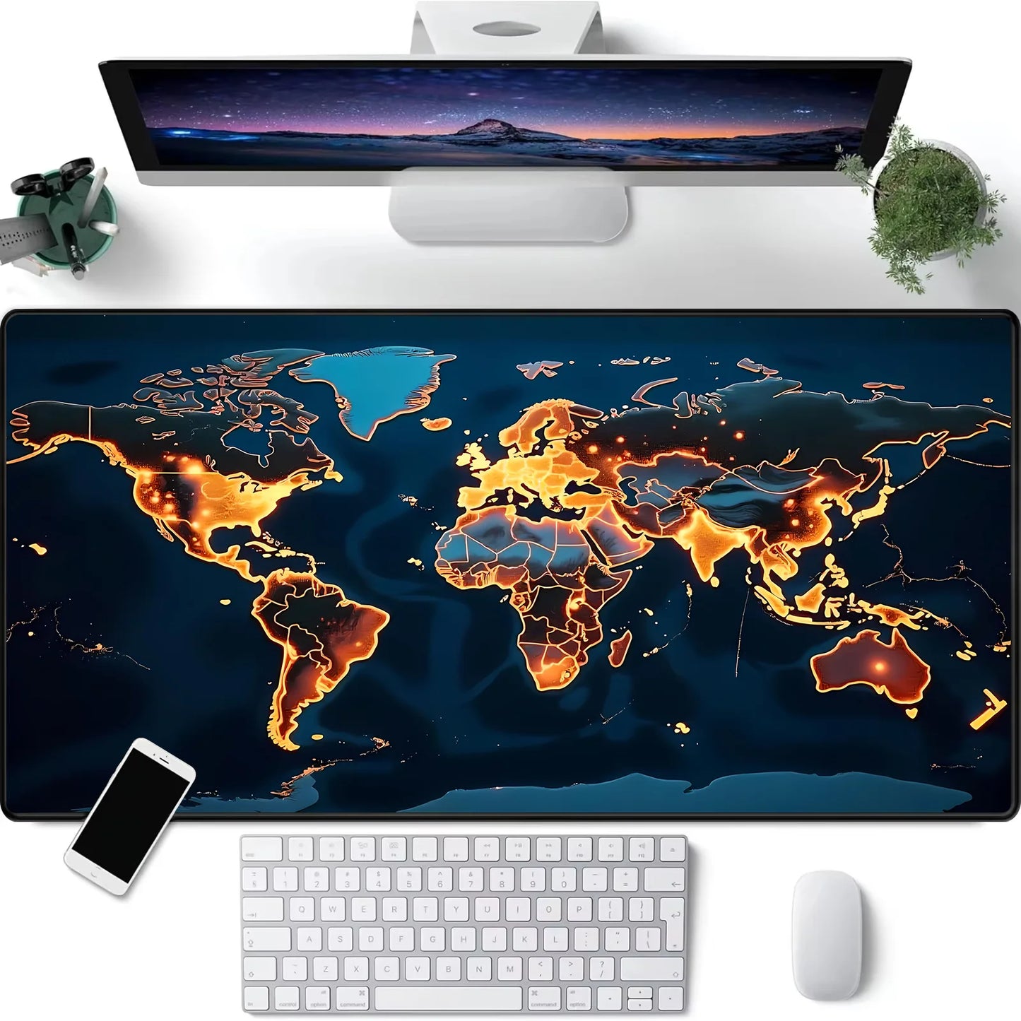 World Map XXL Desk Mat