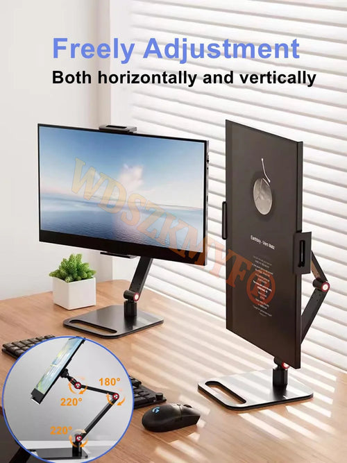 360° Swivel Portable Monitor & Tablet Clamp Stand