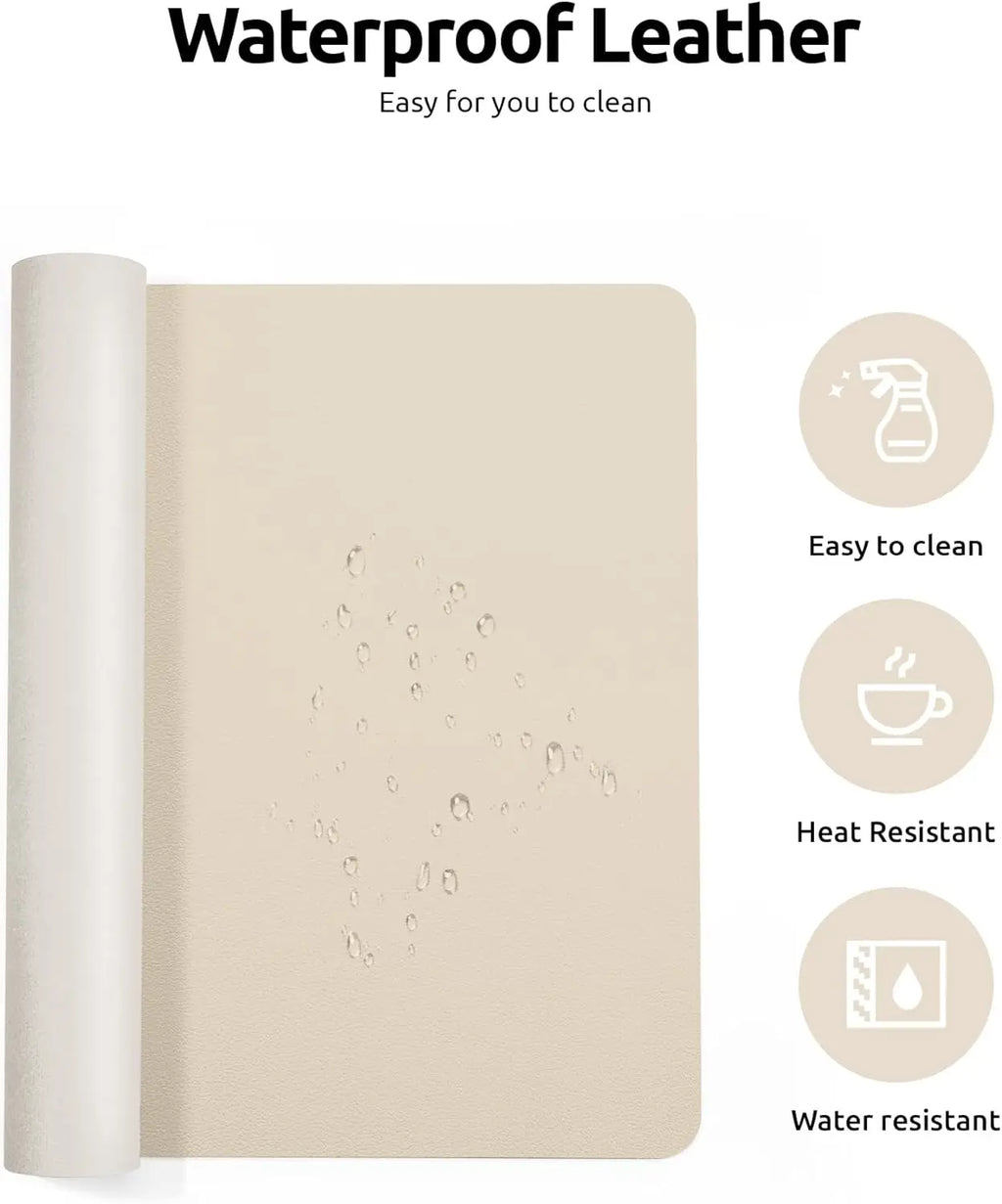 PU Leather Desk Mat – Premium Desk Protector