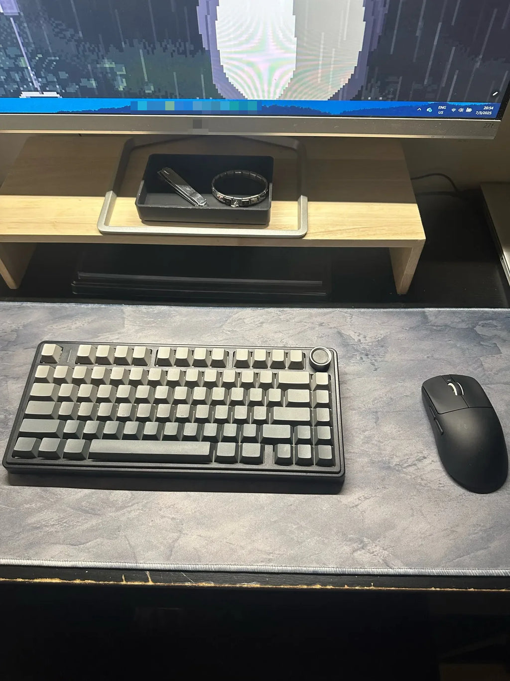 Gray Series XXL Extended Desk Mat
