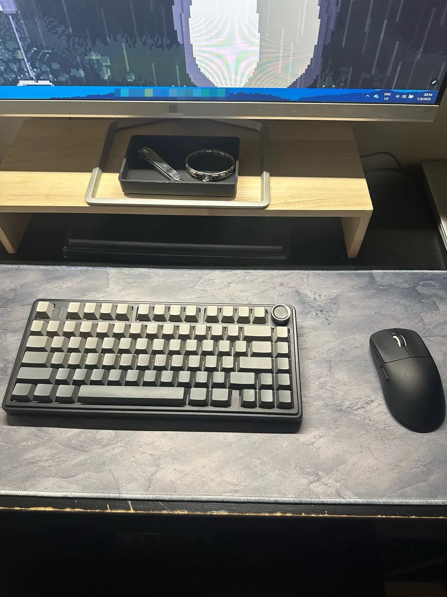 Gray Series XXL Extended Desk Mat