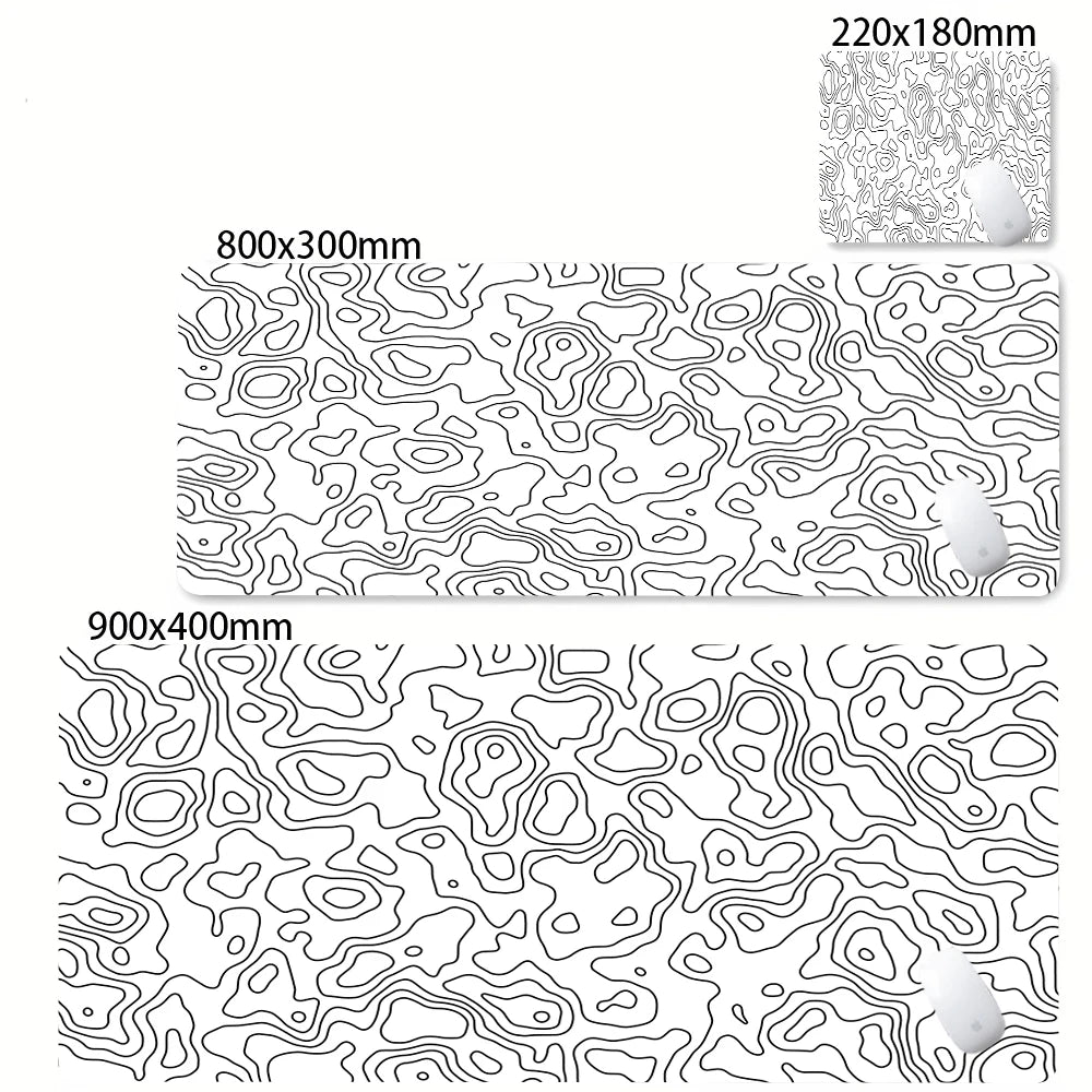 Abstract Strata XXL Desk Mat