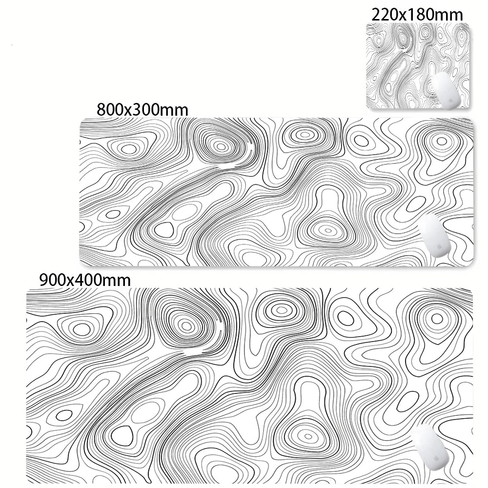 Abstract Strata XXL Desk Mat
